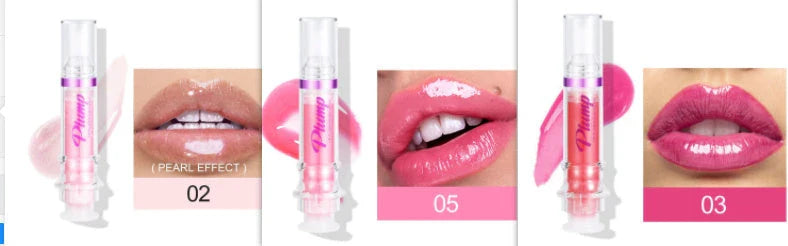 Glossy Luxury Lip Gloss in various shades with a mirror-like shine and hydrating formula