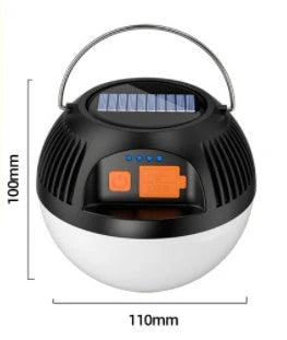 Outdoor Camping Type-C Charging USB Ball Portable Tent Light with high-brightness LED and waterproof design