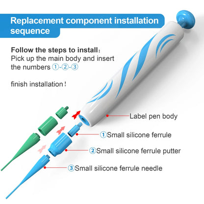 Skin Tag Remover Kit featuring rubber band removal tool, attachments for different tag sizes, and easy-to-clean design for safe at-home use
