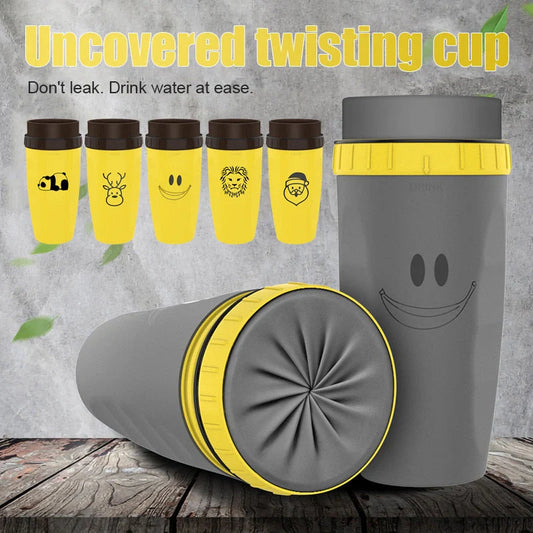 Twist Cup Travel Mug with double insulation and straw compatibility in various colors