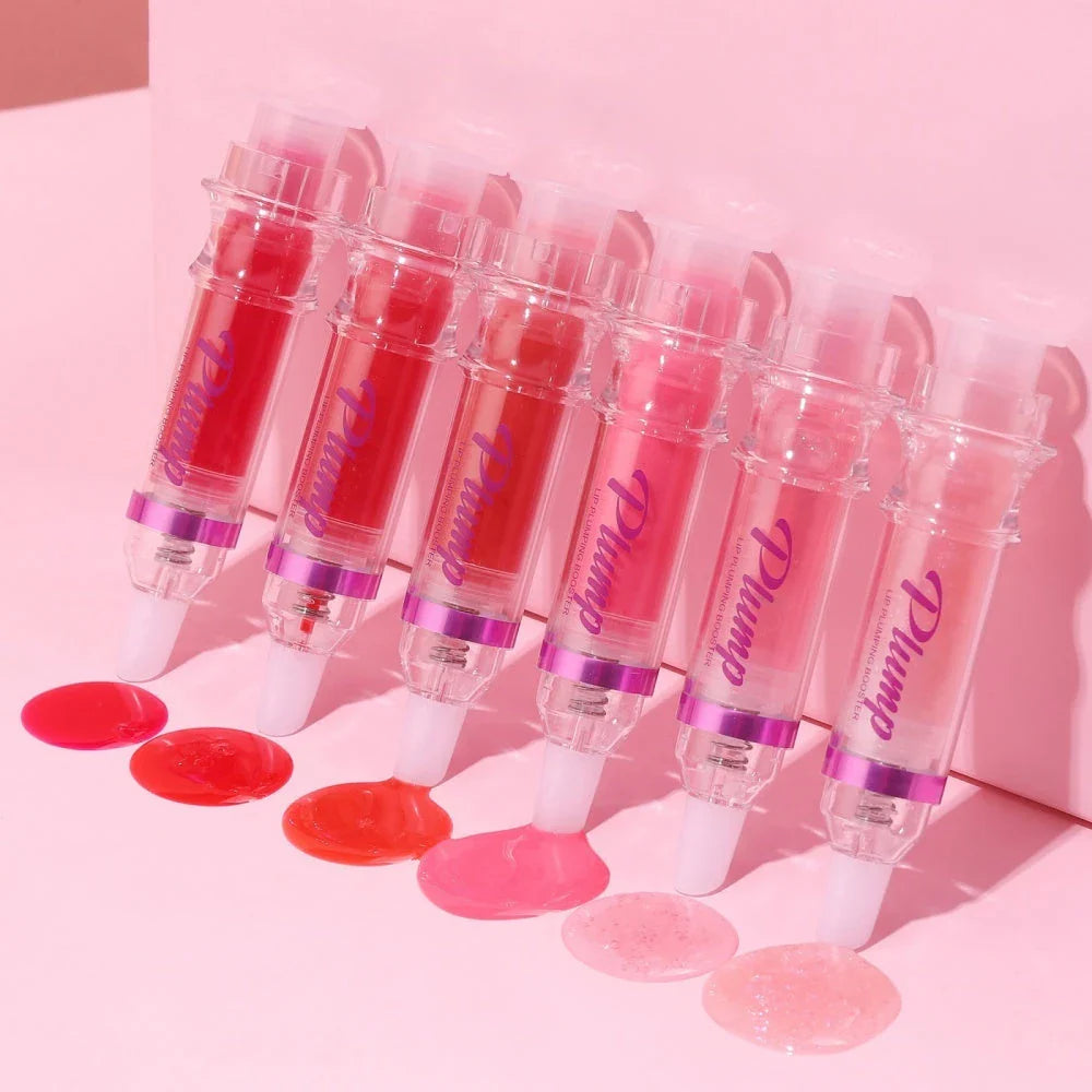 Glossy Luxury Lip Gloss in various shades with a mirror-like shine and hydrating formula
