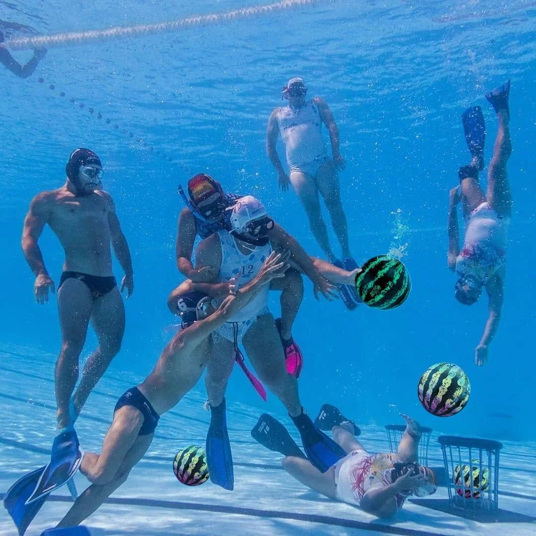 Watermelon Ball Underwater Pool Toy for summer water fun