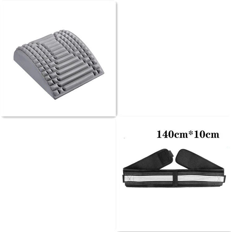 Premium lumbar spine massager for back, neck, and sciatica pain relief made with high-quality EVA foam