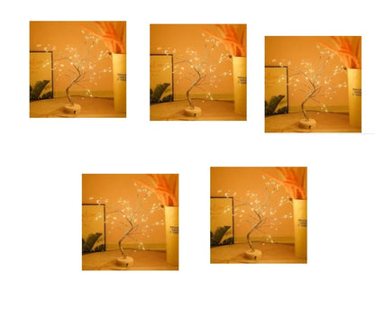 Nordic style LED copper wire bedroom light with warm colours