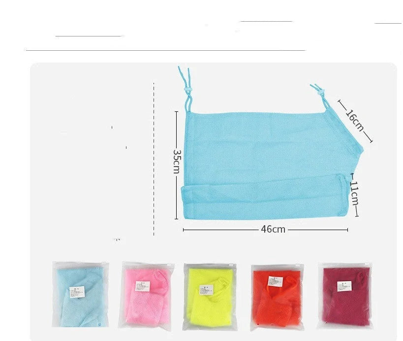 Anti-Bite Shower Bag for Cats in multiple colours, making bath time stress-free