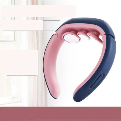 Innovative neck and shoulder massager with electric pulse therapy and customizable massage settings