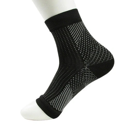 Unisex anti-fatigue compression ankle socks for sports and recovery