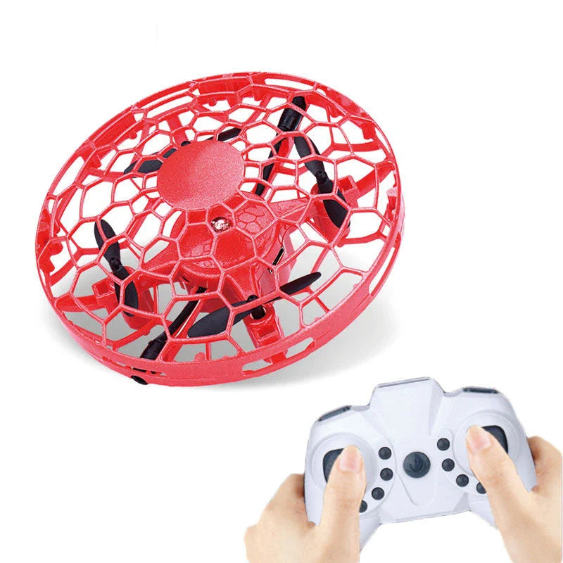 Intuitive air drone with UFO-inspired design, gesture control, and automatic obstacle avoidance for seamless aerial experiences.