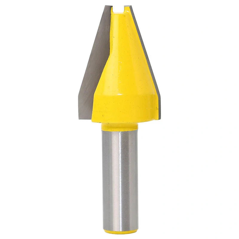 Precision carbide milling cutter with 15-degree blade for engraving and milling applications
