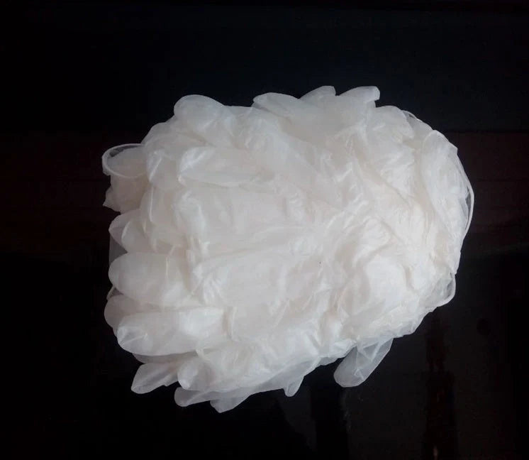 Disposable PVC gloves pack of 50 pairs for hygiene and protection