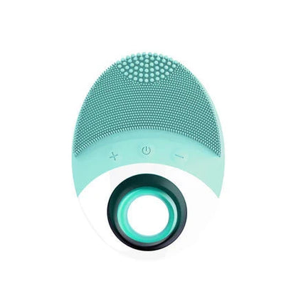 Luxurious electric face cleansing brush with wireless charging, silicone bristles, and advanced sonic technology for deep, thorough cleansing
