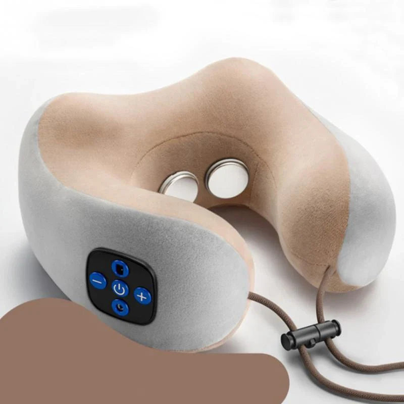 Luxurious Therapeutic Neck and Shoulder Massager with Premium Velvet Exterior and Customisable Massage Settings