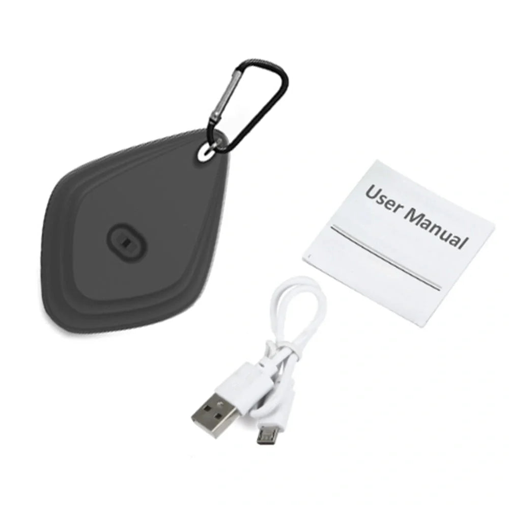USB Rechargeable Ultrasonic Mosquito Repeller with hook and USB cable