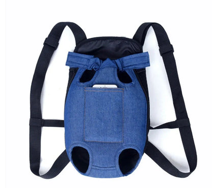 Versatile pet carrier backpack with breathable mesh design, adjustable straps, and ample interior space for comfortable on-the-go adventures with your furry companion.