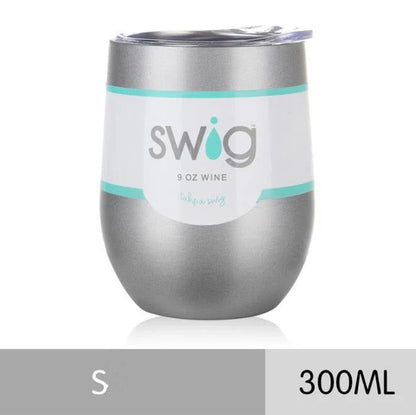 9 oz insulated stainless steel tumbler mug with lid in various vibrant colours, perfect for hot and cold beverages