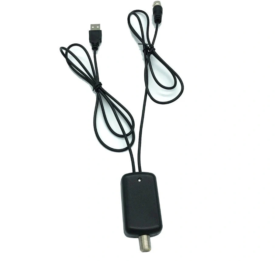 HDTV antenna amplifier for boosting TV signal reception