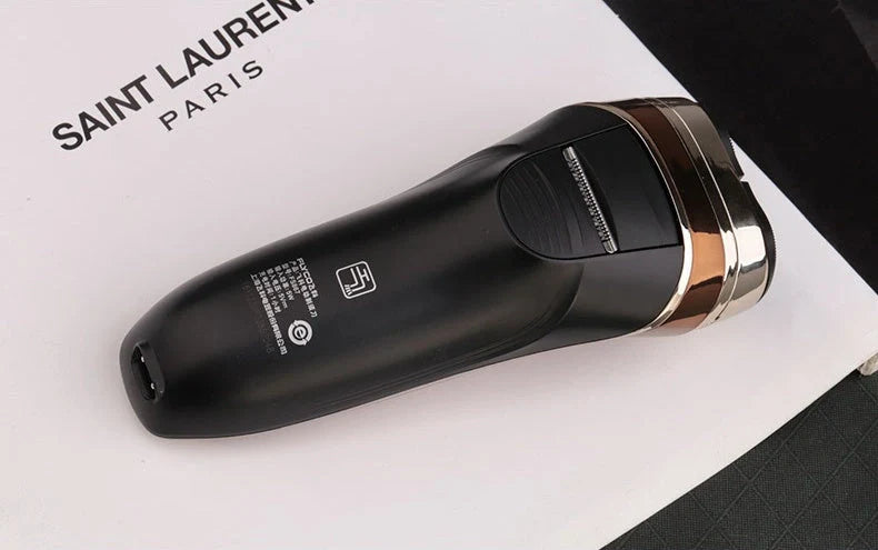 Feike smart washing electric shaver in rose gold with rotary 2 head