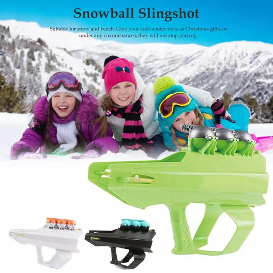 Robust snowball launcher with various colour options for outdoor winter fun and snow activities