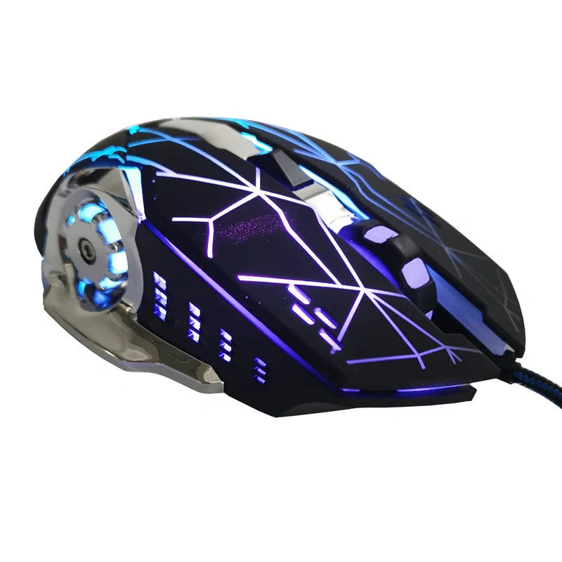 Wired Gaming Mouse with 7-Colour LED Backlight and 5500DPI precision