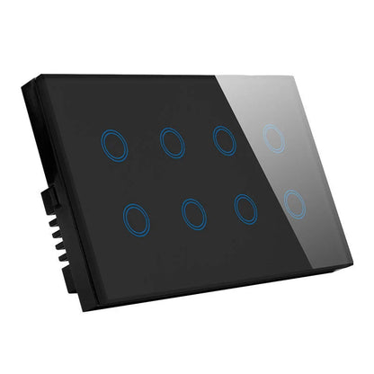 Premium Wi-Fi Enabled Smart Glass Light Switch with Intuitive Touch Control and Remote Access