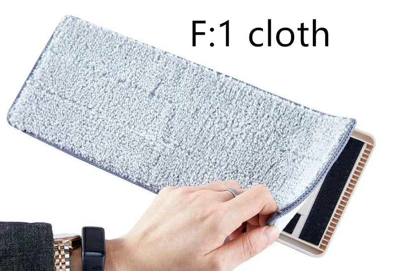 Versatile wooden floor cleaning mop with 360-degree swivel head, scratch-resistant microfiber, and vertical ventilation for effortless cleaning