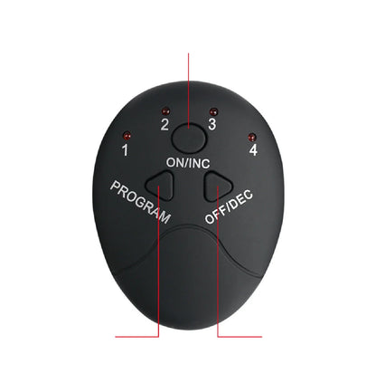 Premium EMS foot massager with 6 massage modes, 9 intensity levels, and USB charging for soothing foot relief