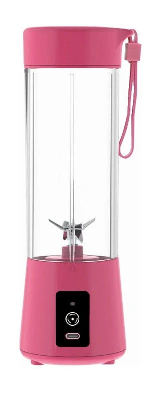 Portable electric juicer with stainless steel blade in various colours