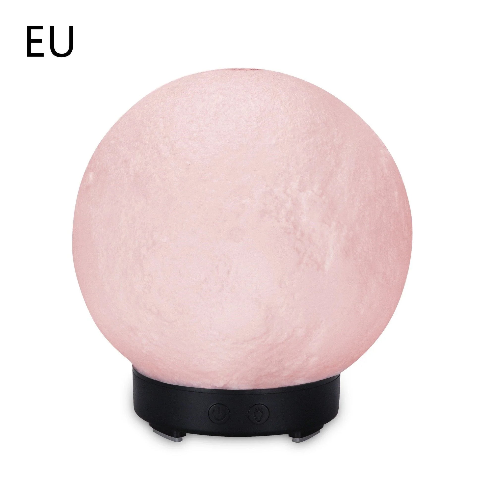 Soothing ultrasonic humidifier and aroma diffuser with wood grain and neutral color options
