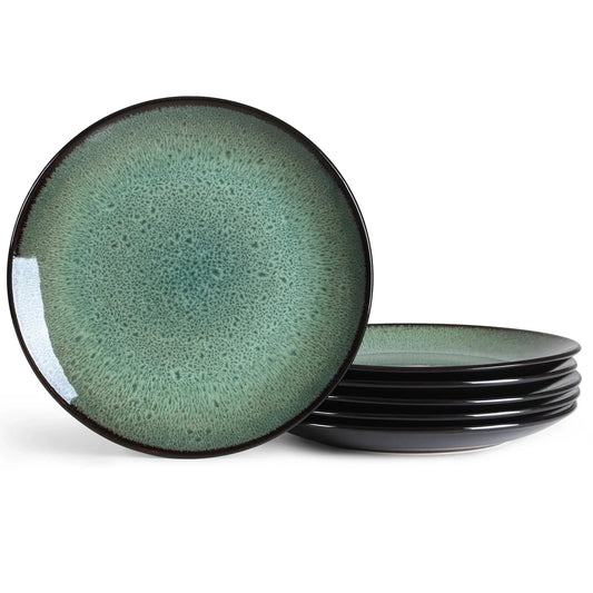 Elegant ceramic steak plate set, perfect for any dining occasion.