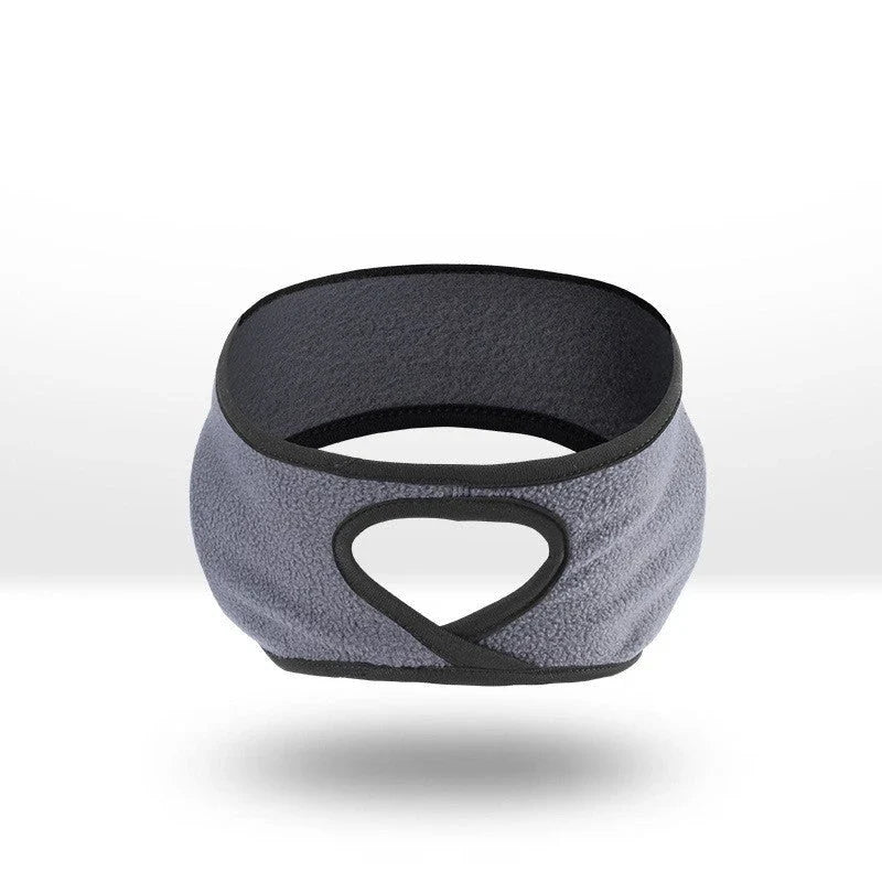 Cozy, contoured fleece headband in multiple colors for sports, fitness, and outdoor workouts
