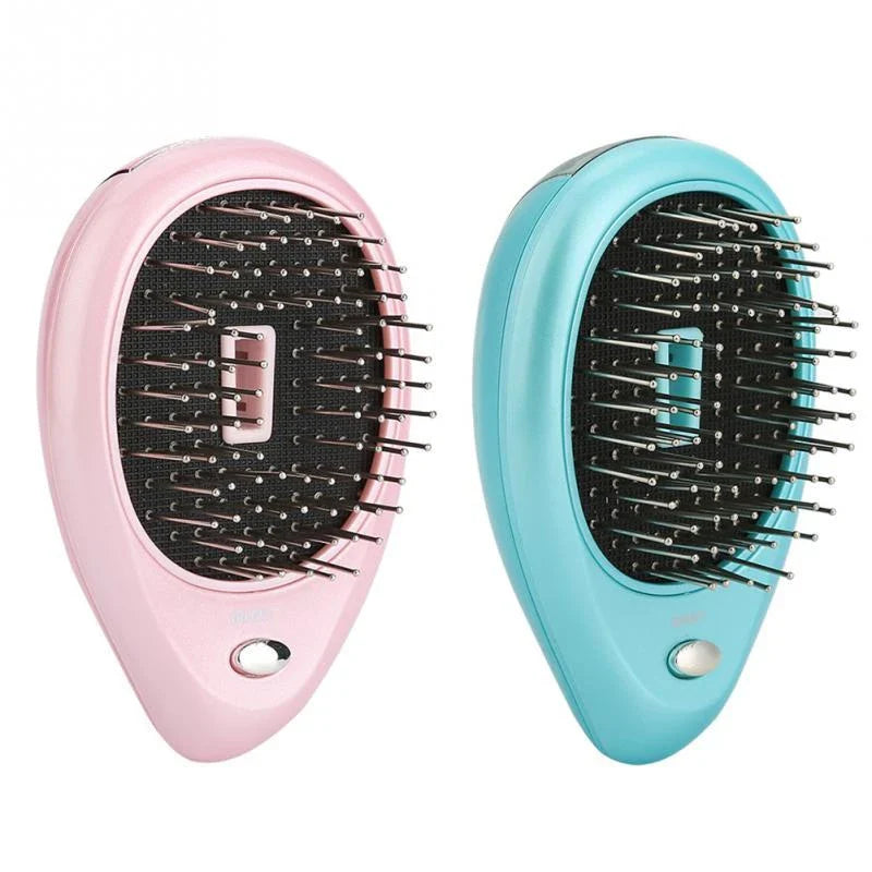 Relaxing Vibration Massage Hair Comb with Negative Ions for Soothing Scalp and Shiny, Healthy Hair