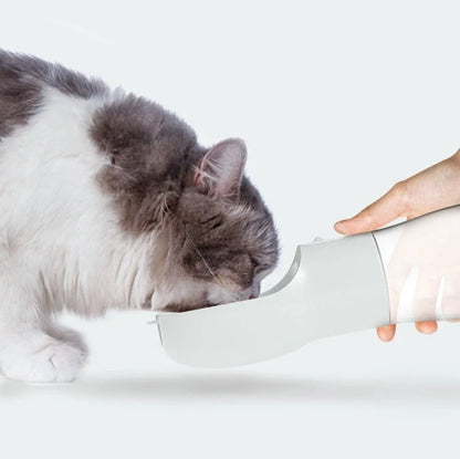 Traveling Out Portable Dog Water Dispenser with food and water compartments