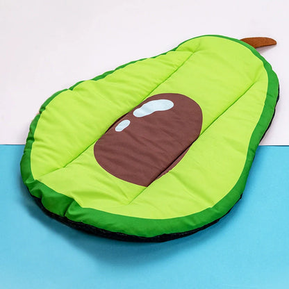 Ice Silk Pet Cooling Mat in various fruit designs for summer comfort