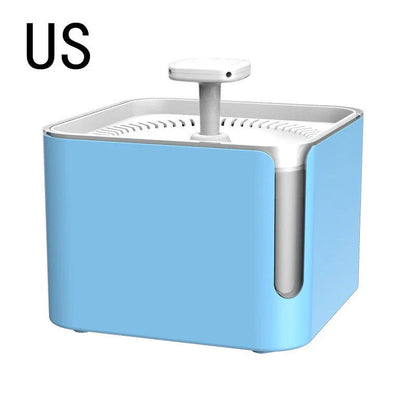 Energy-Efficient 3L USB Automatic Pet Feeder and Water Fountain with 360-degree Circulating Filtration and Automatic Power-Off Feature