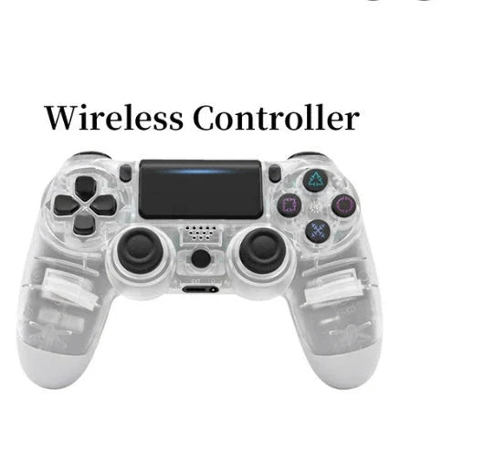 Ergonomic PS4 wireless controller with precise controls, responsive touchpad, and customizable design for an immersive gaming experience
