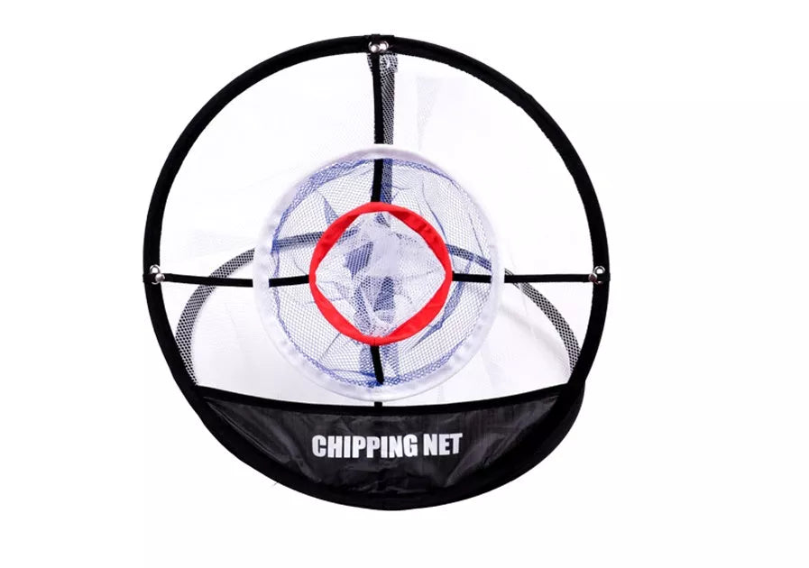 UP Indoor Outdoor Chipping Pitching Training Net in white, featuring instant pop-up design
