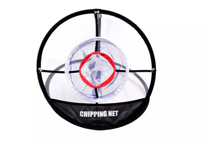UP Indoor Outdoor Chipping Pitching Training Net in white, featuring instant pop-up design