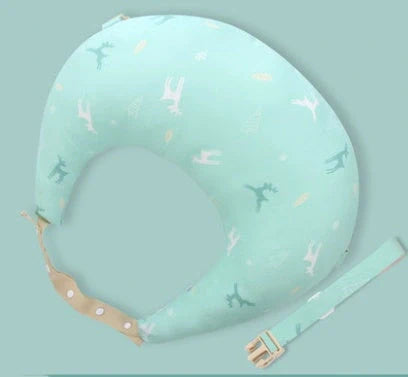 Multifunctional nursing pillow with adjustable cushion and washable cover in various colors