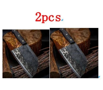 Premium stainless steel meat cleaver knife with ergonomic handle and razor-sharp, durable blade for efficient cutting in the kitchen