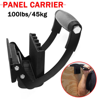 Premium sturdy metal and wood portable handle clip with smooth-gliding quick-clip mechanism