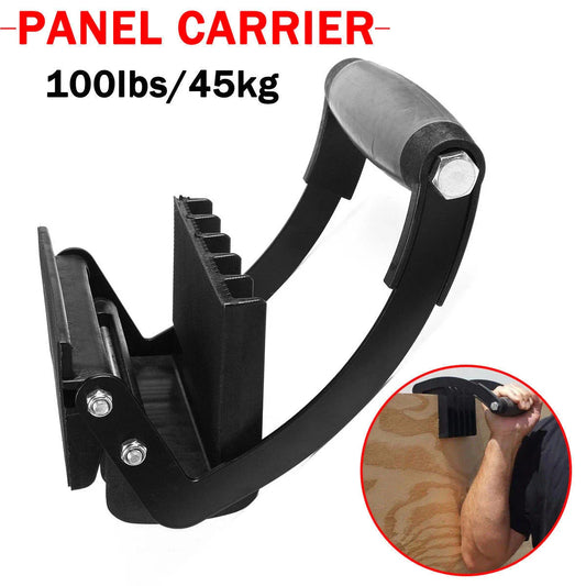 Premium sturdy metal and wood portable handle clip with smooth-gliding quick-clip mechanism