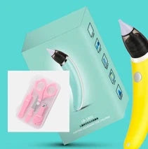 Electric Nasal Aspirator with Adjustable Suction Levels for Gentle Mucus Removal in Babies