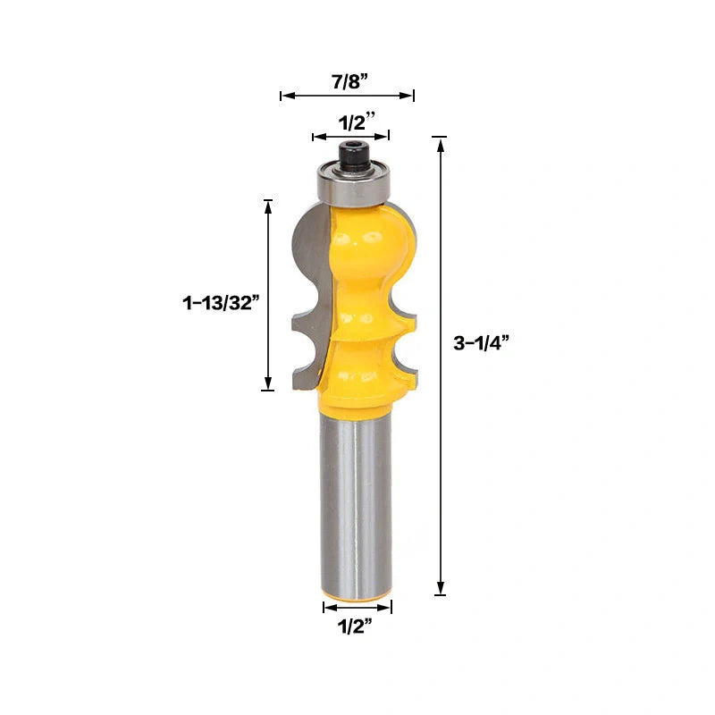 Hard alloy forming cutter for woodworking, perfect for drop bead handrails