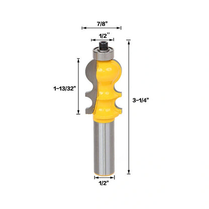 Hard alloy forming cutter for woodworking, perfect for drop bead handrails