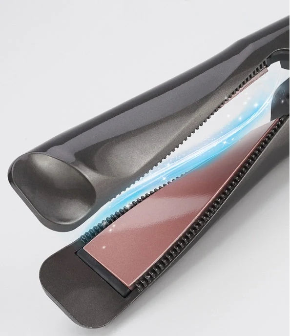 2-in-1 Professional Hair Straightener and Crimper with adjustable temperature settings