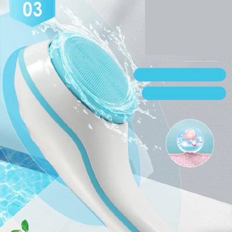 5-in-1 Electric Bath Brush with rechargeable battery and five brush heads