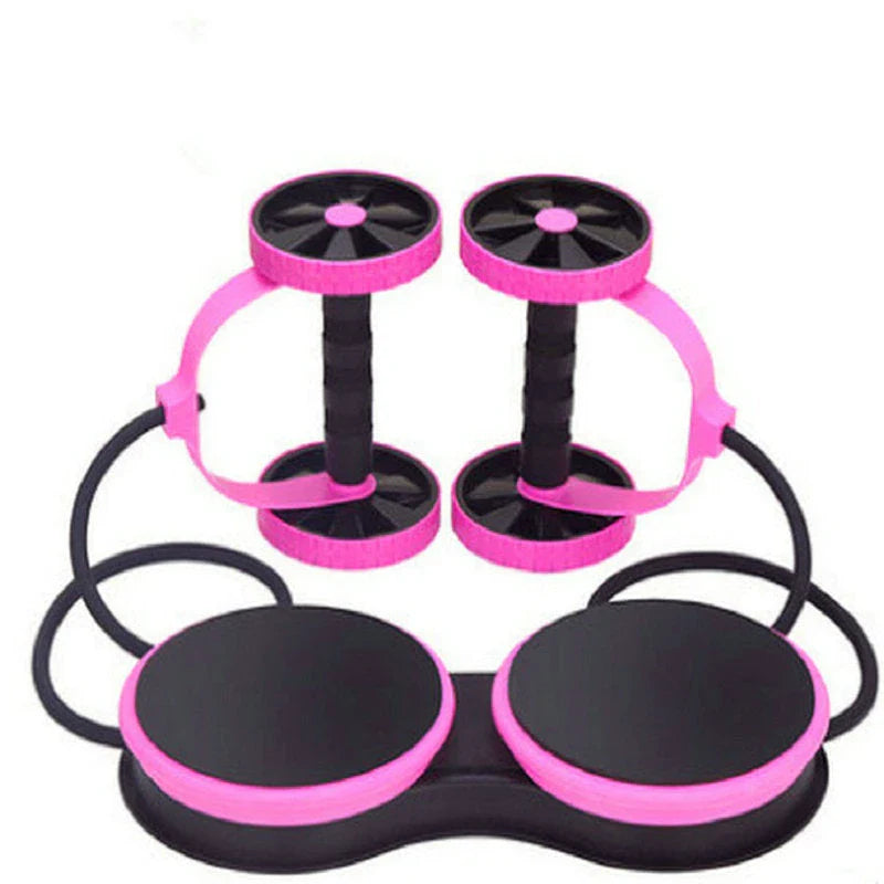 Premium versatile fitness roller with soft, sponge-like wheels for a smooth, full-body workout experience