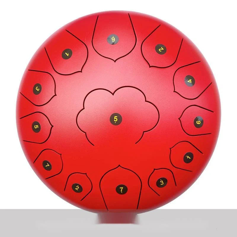 12-inch 13-tone Ethereal Drum in vibrant colours