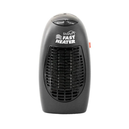 Versatile ceramic mini heater with 360-degree rotating plug, digital thermostat, and programmable timer for efficient home heating