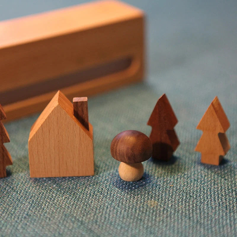 LED Forest Hut Night Light with romantic design and energy-efficient LED technology